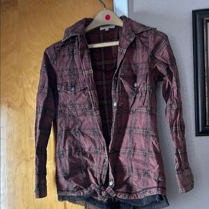 Gilded Intent, Plaid Button-Up Shirt